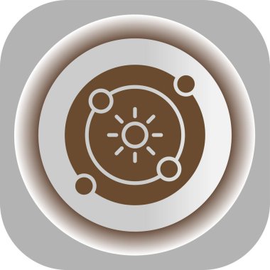 güzel çiçek sembolü vektör simgesi