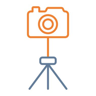 kamera simgesi vektör illüstrasyonu