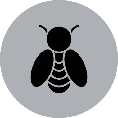 böcek simge vektör çizim