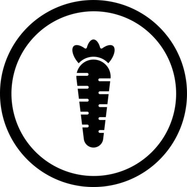 Yiyecek ve simgenin vektör illüstrasyonu