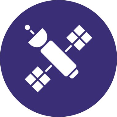 Uydu simgesinin vektör çizimi