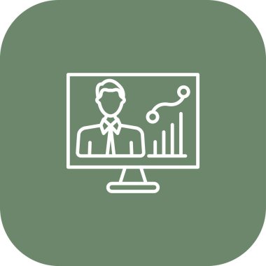 İş ve finans simgesinin vektör illüstrasyonu