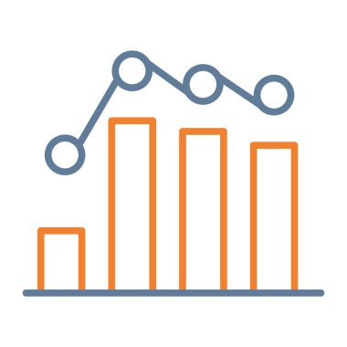 grafik ikonu vektör illüstrasyonu