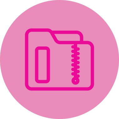 Dosya belgesi simgesinin vektör illüstrasyonu