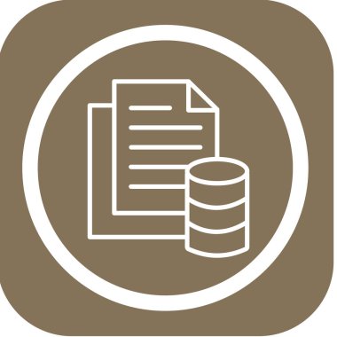 veri simgesi vektör illüstrasyonu