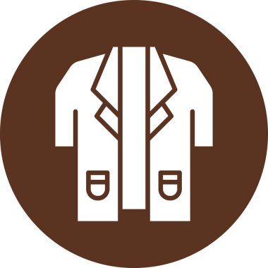 Kıyafetler. Web simgesi basit illüstrasyon