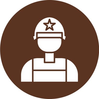 Maskeli ve kasklı bir adamın vektör çizimi