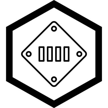 Cpu çip vektör simgesi