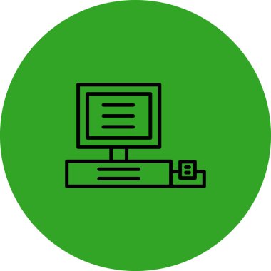 vektör dizüstü simgesi illüstrasyonu