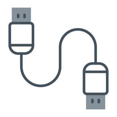 Bağlantı vektör satırı simgesi