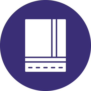 Beyaz arkaplanda vektör kitapları web simgesi.