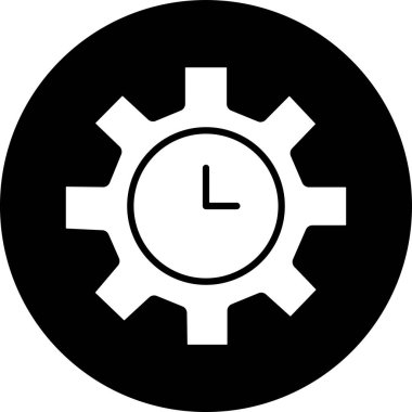 dişli simgesi vektör illüstrasyonu