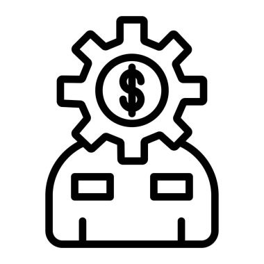 Dolar dişlisi simgesi, taslak biçimi