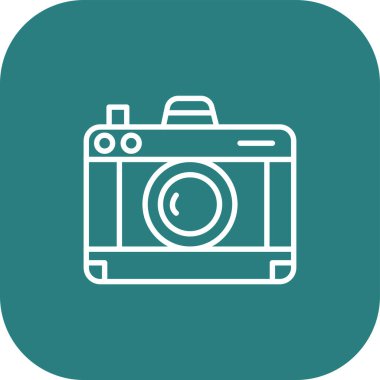 Soyut arkaplan gruplandırılmış kamera simgesi