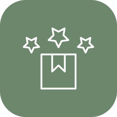 Yıldız simgesinin vektör illüstrasyonu