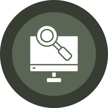 seo modern simgesinin vektör illüstrasyonu