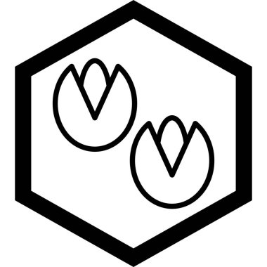 Bir kalp simgesinin vektör illüstrasyonu