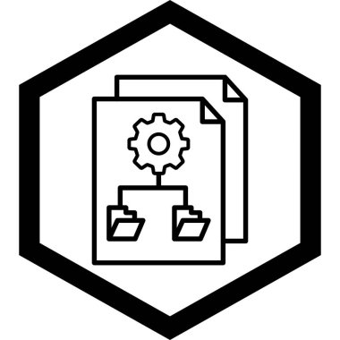 Seo simgesinin vektör illüstrasyonu