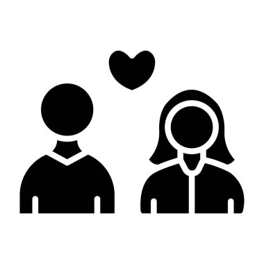 çift simge vektör illüstrasyonu