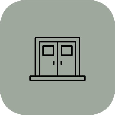 Otel simgesi vektör illüstrasyonu