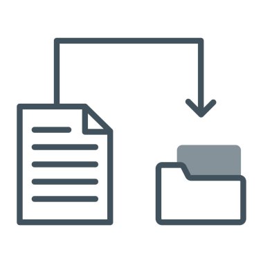 dosya dosya simgesi ana hat biçiminde