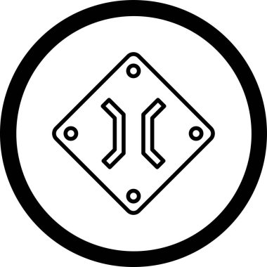 devre kartı simgesi vektör illüstrasyonu