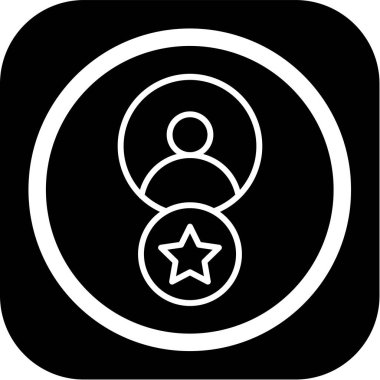 star icon isolated on abstract background