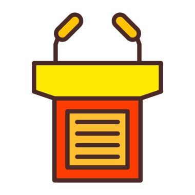 Reklam reklam pazarlama simgesi - taslak biçimi