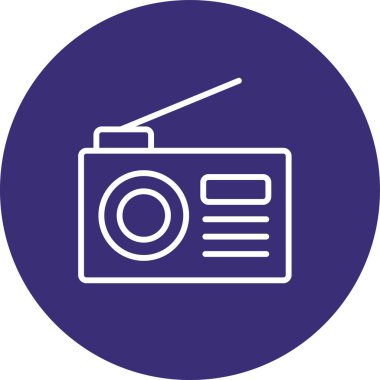 kamera simgesi vektör illüstrasyonu