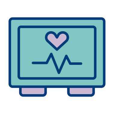 izole kalp vektör tasarımı