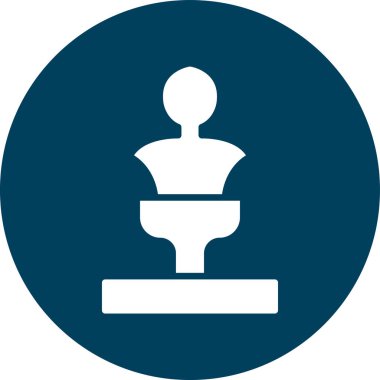 Satranç. Web simgesi basit illüstrasyon