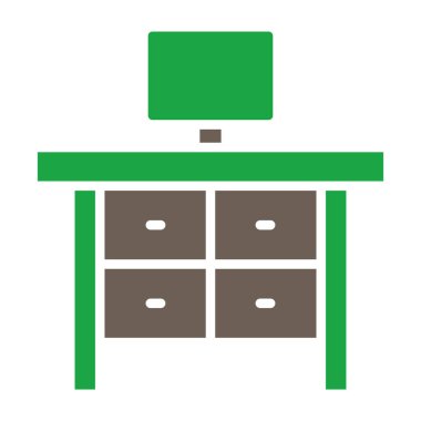 mobilya düz vektör simgesi arzusu