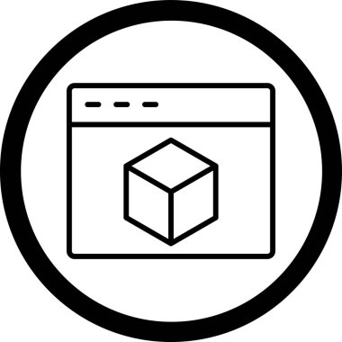 kutu teslim paketi simgesi