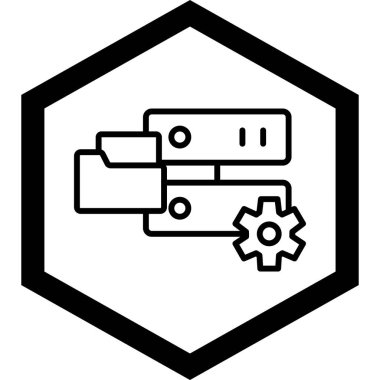 seo modern simgesinin vektör illüstrasyonu