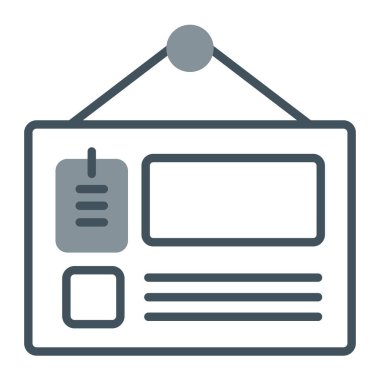 tarayıcı pencere simgesi, basit vektör illüstrasyonu