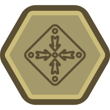 Bir çelenk yıldızının vektör çizimi