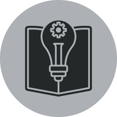 Modern eğitim ikonunun vektör illüstrasyonu