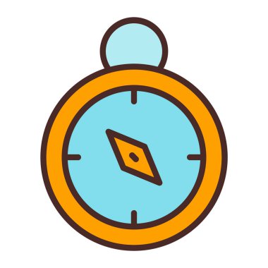 Alarm simgesi vektör illüstrasyonu