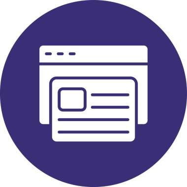 Gazete simgesinin vektör illüstrasyonu