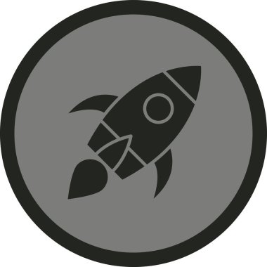 başlangıç simgesi. Kabartma biçimi yuvarlak açılı, gri renkli, beyaz arkaplanlı düz ikonik semboldür.