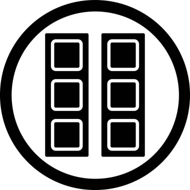 Modern yapı simgesinin vektör illüstrasyonu