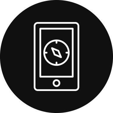 Telefon simgesi vektör illüstrasyonu