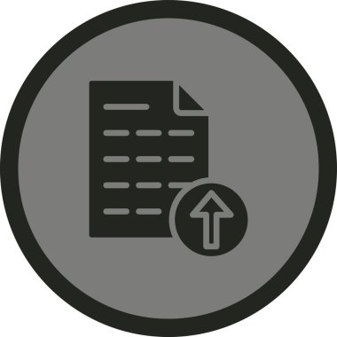 Belge simgesi soyut bir grupta izole edildi