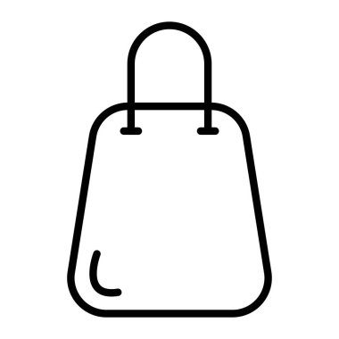 çanta simgesi vektör illüstrasyonu