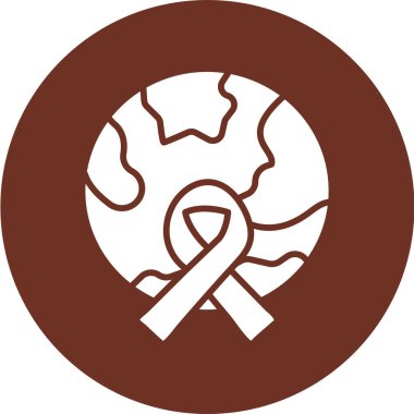 vektör Earth gezegen simgesi illüstrasyonu