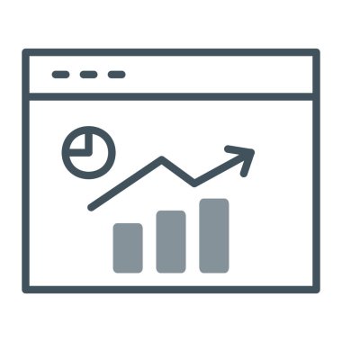 Web tasarım vektör çizgisi simgesi