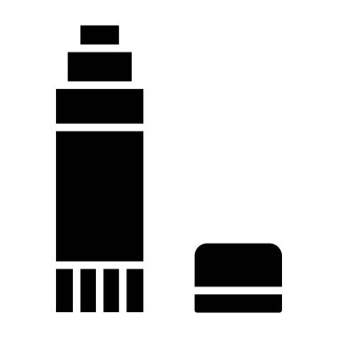 boya silindiri simgesi, vektör illüstrasyonu