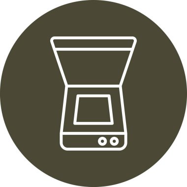 Kahve fincanı simgesinin vektör çizimi