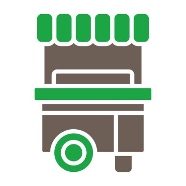 kamyon web simgesi, vektör illüstrasyonu