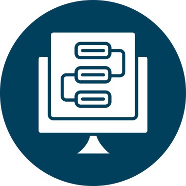 seo modern simgesinin vektör illüstrasyonu